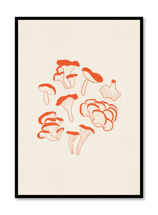 Foraged Funghi, Poster